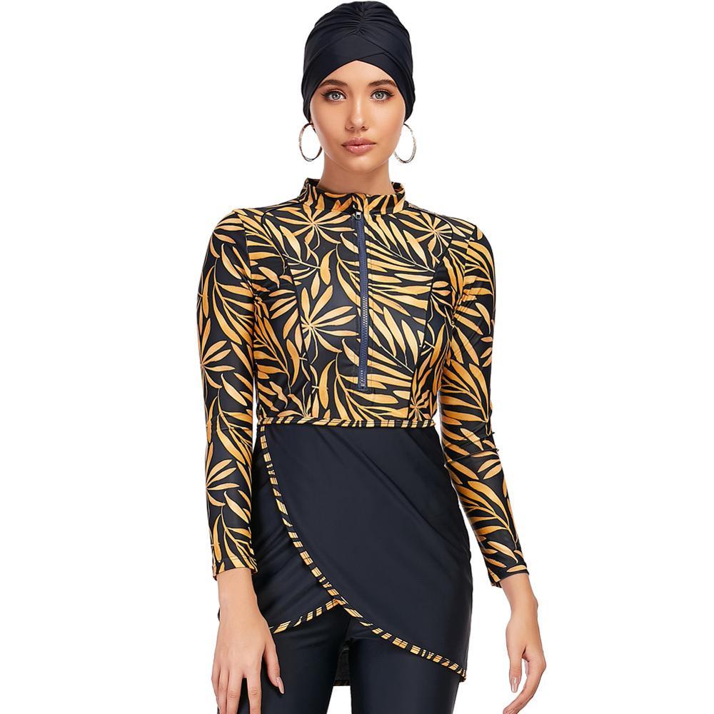 Maillot de bain floral – Burkini élégant à motif fleuri