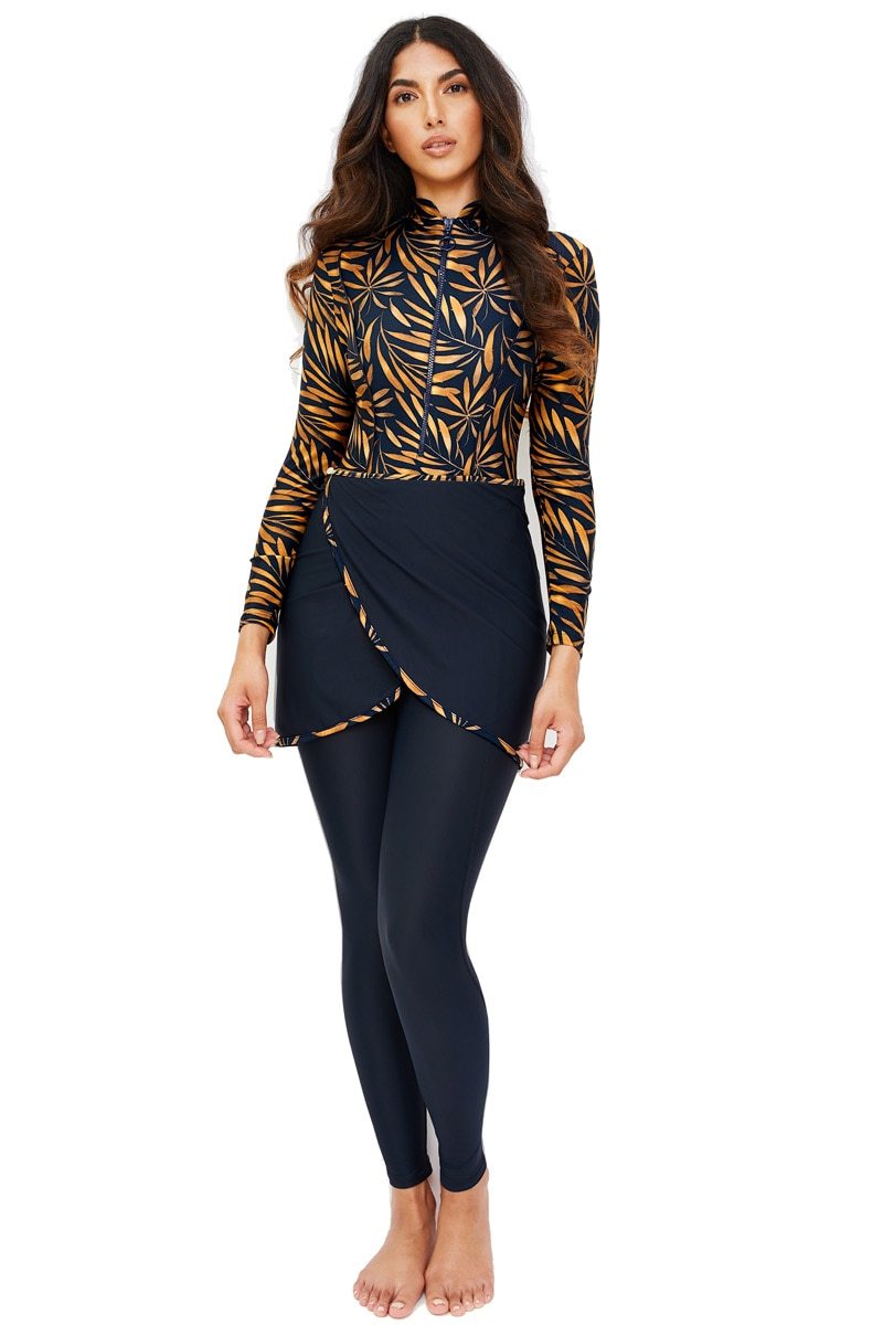 Maillot de bain floral – Burkini élégant à motif fleuri