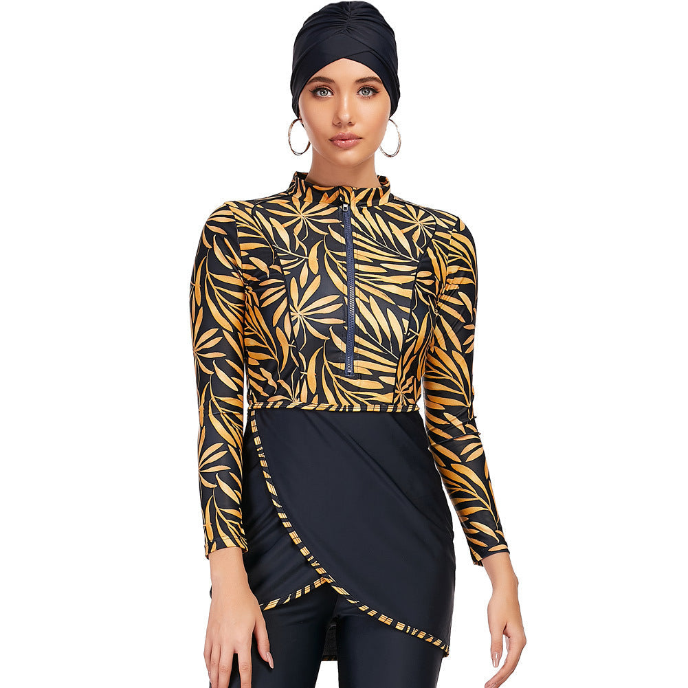 Maillot de bain floral – Burkini élégant à motif fleuri