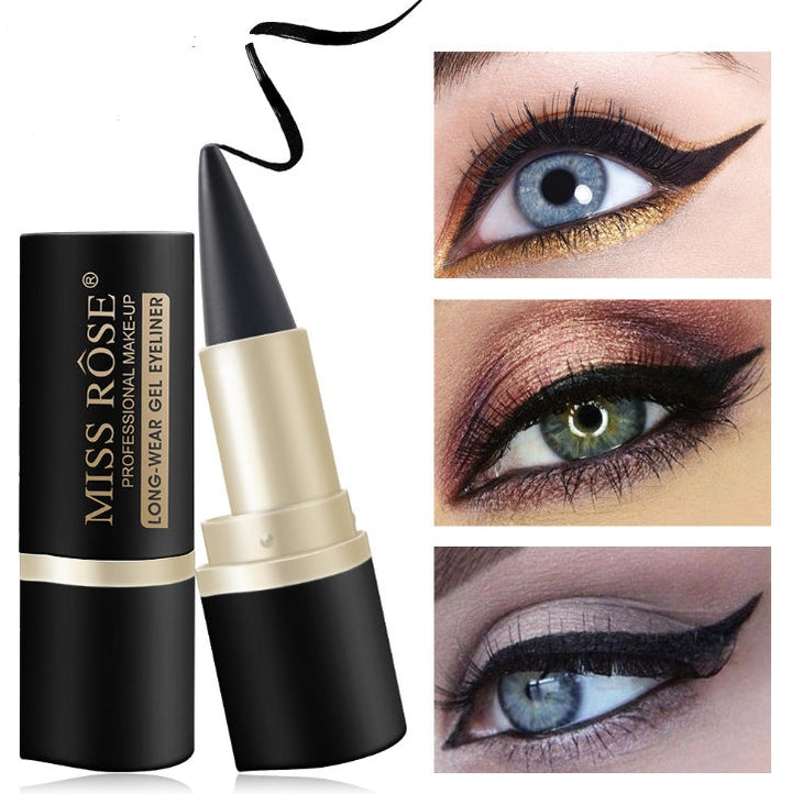 Miss Rôse® Noire Eyeliner – Traceur Professionnel Hydroactif Waterproof