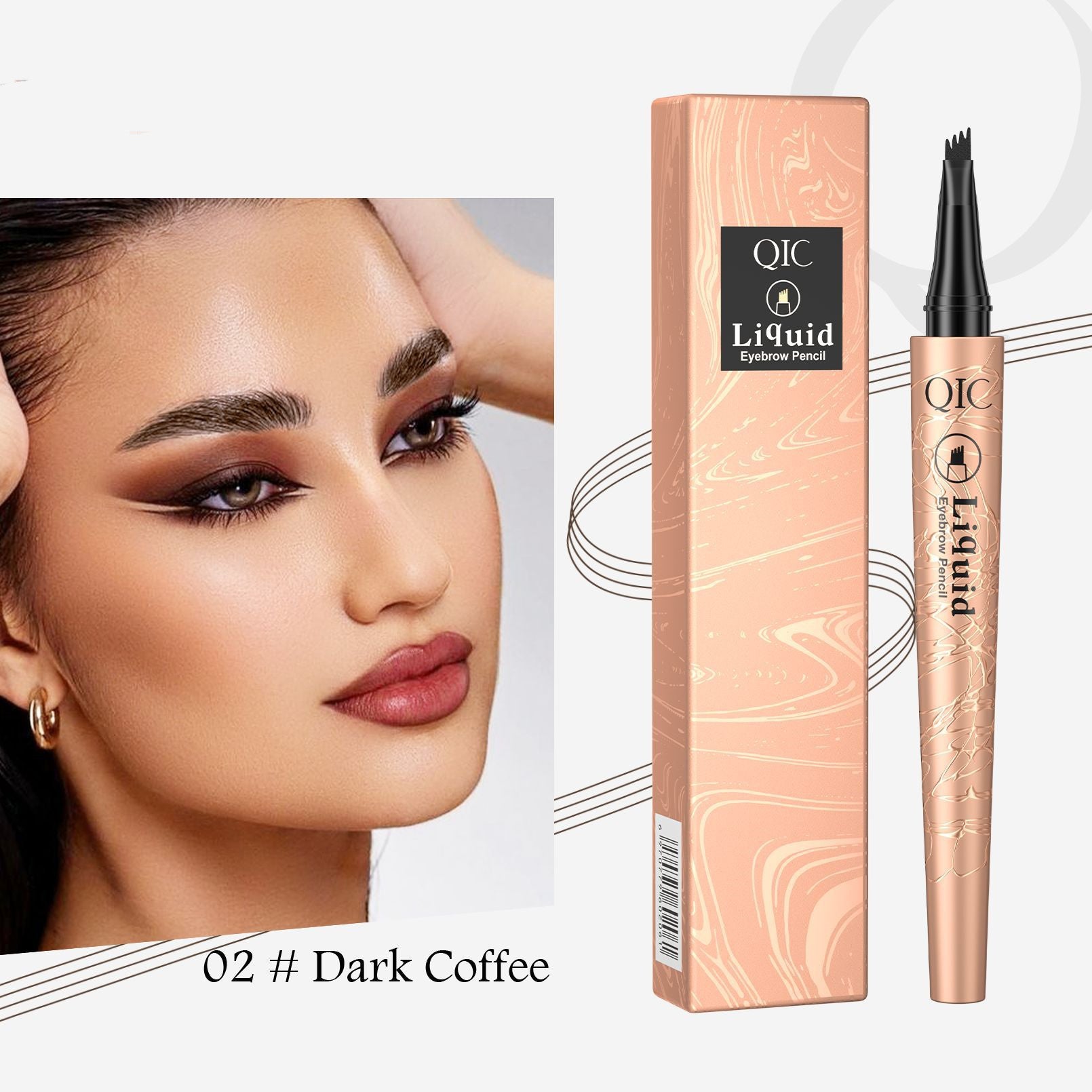 OQC™ Crayon à Sourcils Liquide Waterproof Longue Tenue