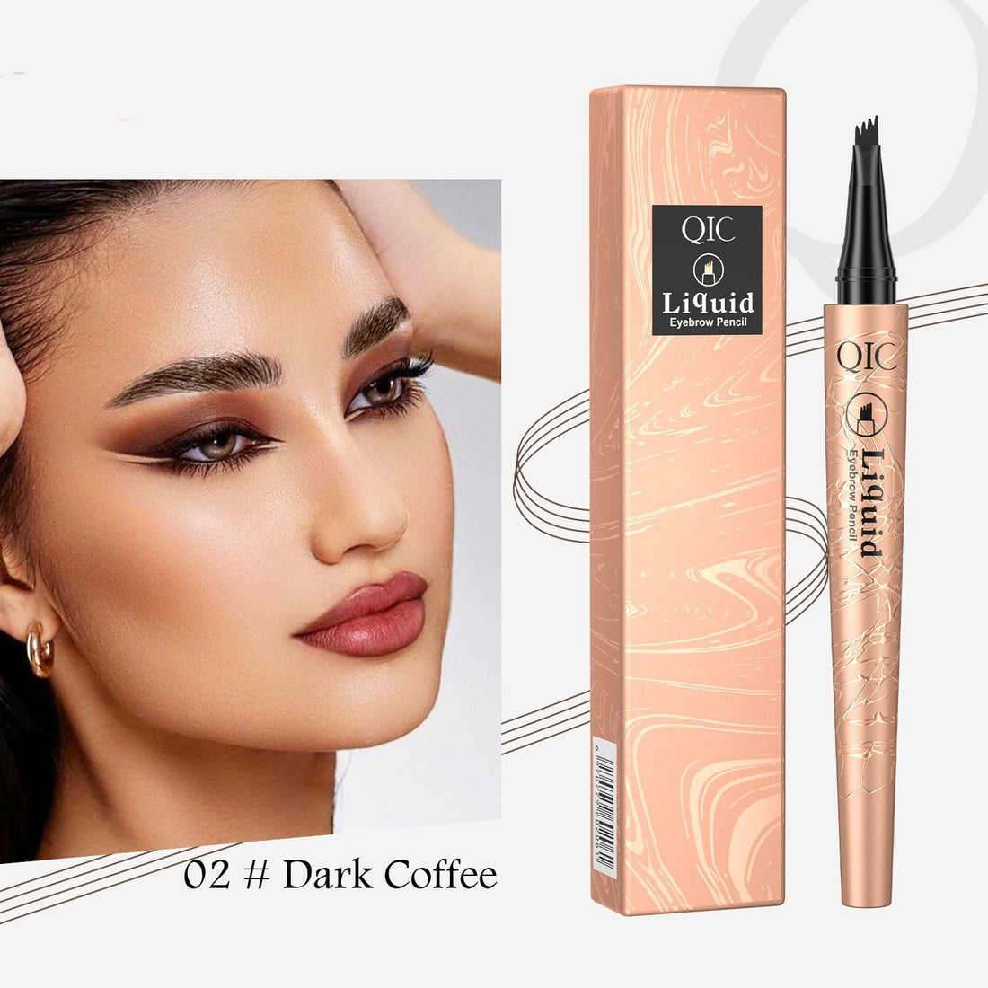 OQC™ Crayon à Sourcils Liquide Waterproof Longue Tenue