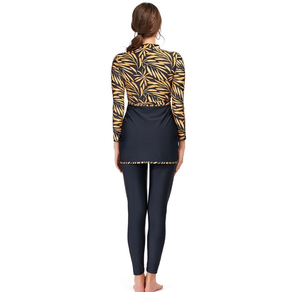 Maillot de bain floral – Burkini élégant à motif fleuri