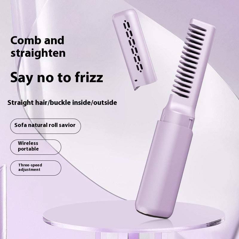 Peigne Lisseur USB Portable NoFrizzo™ Sans Fil Rechargeable