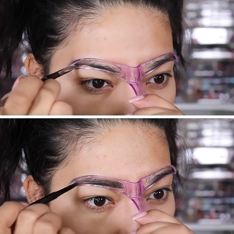 Stencily™ Pochoirs à Sourcils – 8 Pochoirs Réutilisables