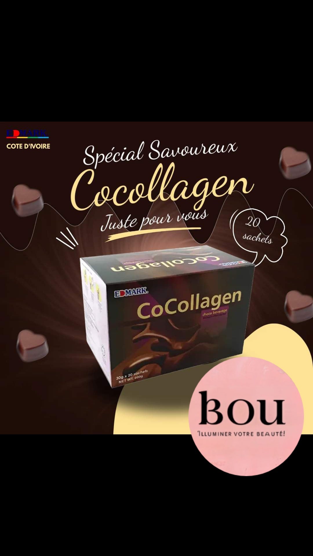 Chocolat Collagène (Halal)