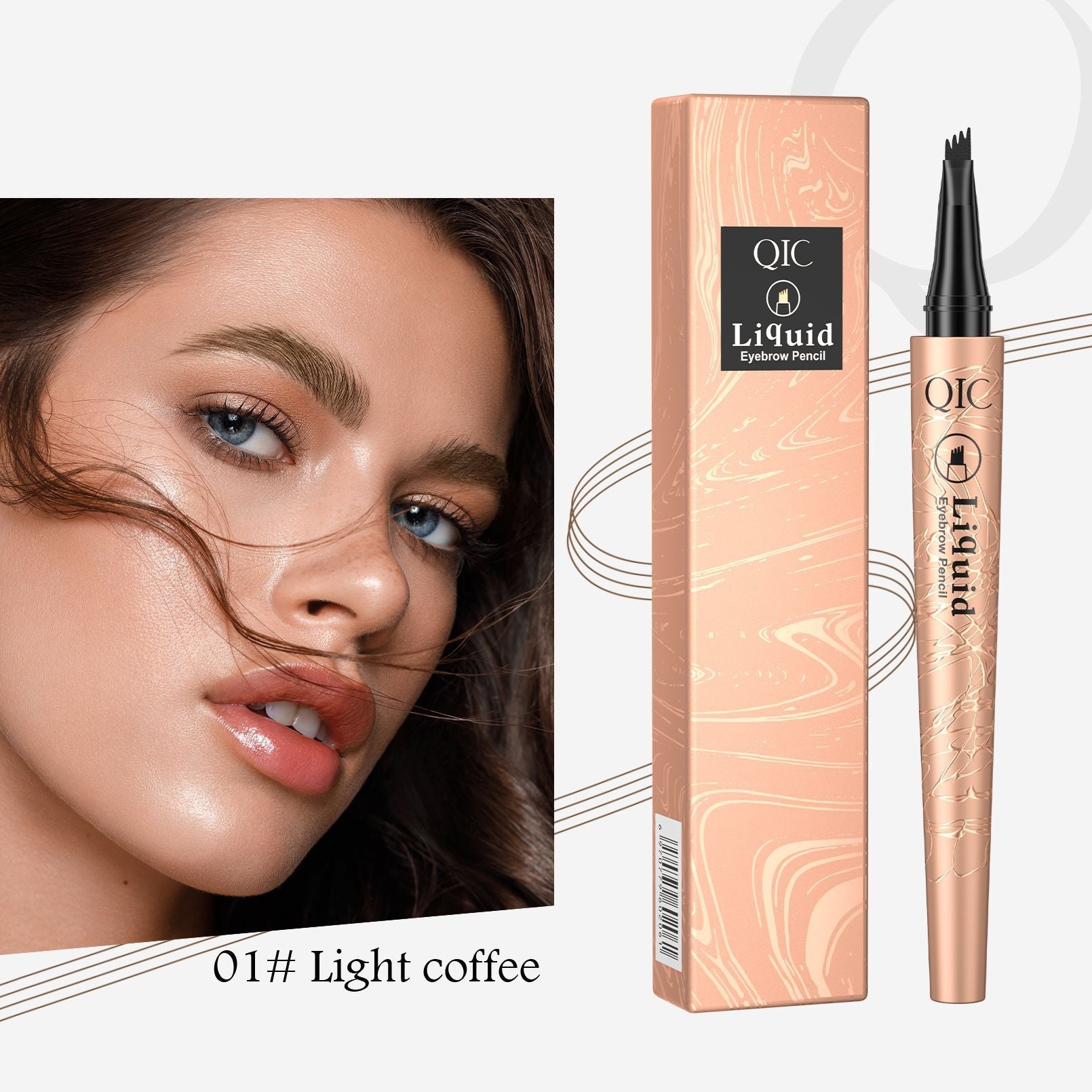 OQC™ Crayon à Sourcils Liquide Waterproof Longue Tenue