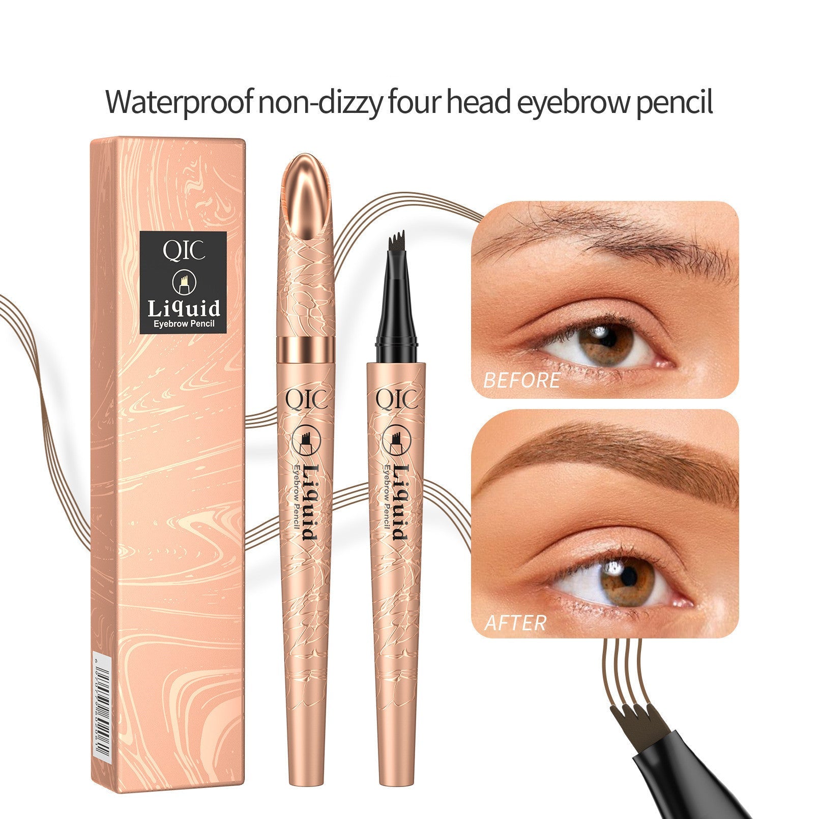 OQC™ Crayon à Sourcils Liquide Waterproof Longue Tenue