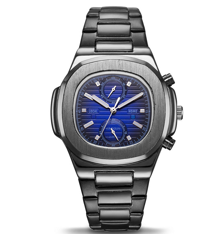 Montre quartz Scaphandre Quartz Élégance – Montre Homme Étanche en Acier Inoxydable
