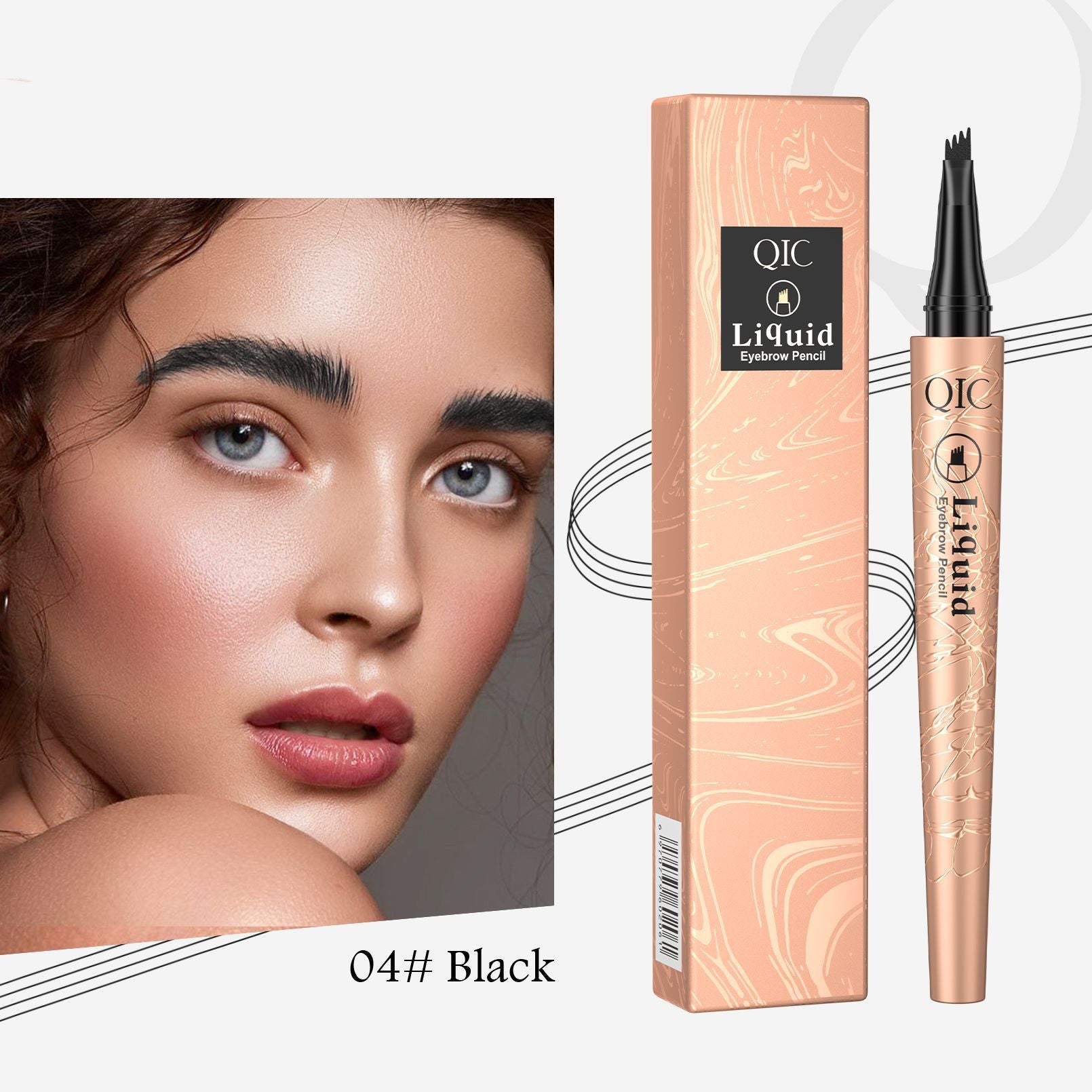 OQC™ Crayon à Sourcils Liquide Waterproof Longue Tenue