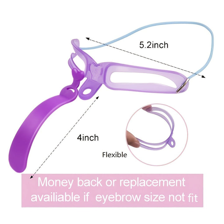 Stencily™ Pochoirs à Sourcils – 8 Pochoirs Réutilisables