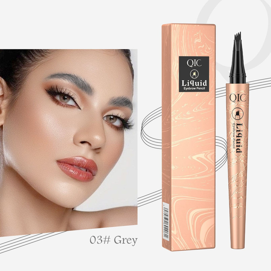 OQC™ Crayon à Sourcils Liquide Waterproof Longue Tenue