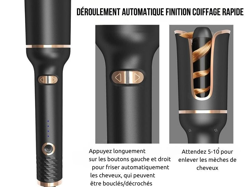 Spin-n-Curl™ - Boucleur à rotation automatique