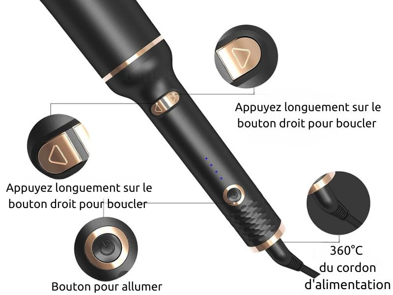 Spin-n-Curl™ - Boucleur à rotation automatique